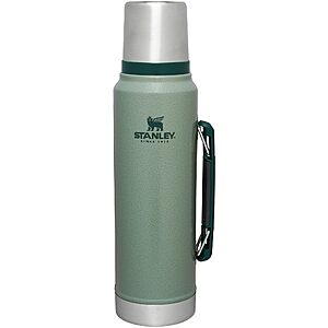 Stanley Classic Legendary Vacuum Bottle 1.1 qt (Hammertone Green/Lake) $27 + Free S&H w/ Prime or $35+