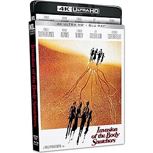 $19.99* | Invasion of the Body Snatchers (4K Ultra HD + Blu-ray) at Amazon