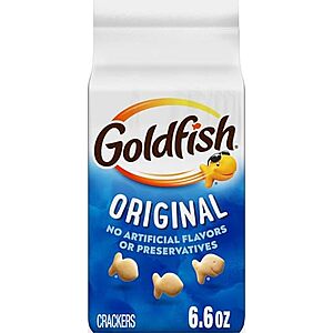 [SnS, AC] $4.59 | 3 × 6.6-Oz Goldfish Cheese Crackers (Original) ($1.53 each) at Amazon
