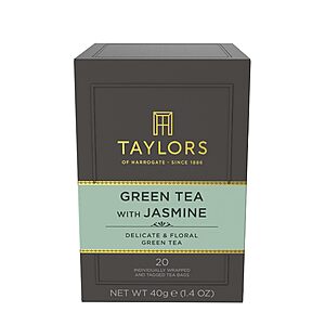 Taylors of Harrogate Green Tea with Jasmine Tea Bags, 20ct $2.35