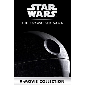 $49.99 | Star Wars: The Skywalker Saga 9-Movie Collection (4K UHD Digital Films; MA) at AppleTV