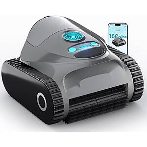 BRINBO C1 Robotic Pool Vacuum Cleaner 180 Mins Runtime Gray $299.99 + Free Shipping