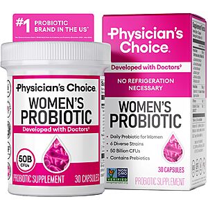 Physician's CHOICE Probiotics for Women - 50 Billion CFU - 30 CT $11.25