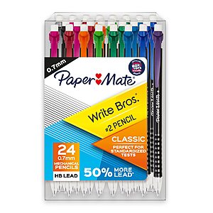 24-Count 0.7mm Paper Mate Mechanical Pencils $3.50 w/ S&S @Amazon $305