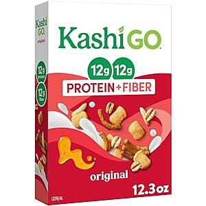 [SnS] $3.79* | 12.3-Oz Kashi GO Protein + Fiber Cereal (Original) at Amazon