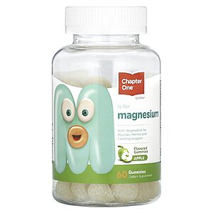 60-Count Chapter One Magnesium Gummies (Apple Flavor) $3.47 w/ Subscribe & Save
