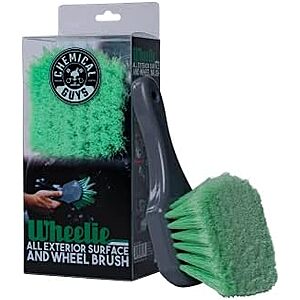 [NEW, AC] $9.09 | Chemical Guys, Wheelie Wheel & Exterior Brush for Rims & Tires, Soft, Green at Amazon