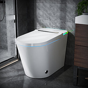 SANOXIS ADA Smart Bidet Toilet w/ Auto Open/Close Lid, MAP 1000 Tankless Bidet Wash, Heated Seat, 1.28 Gpf Auto Flush $399.99
