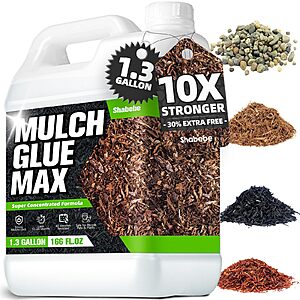 Amazon – 1.3-Gallon Mulch & Rock Glue - $17.99 w/ Code