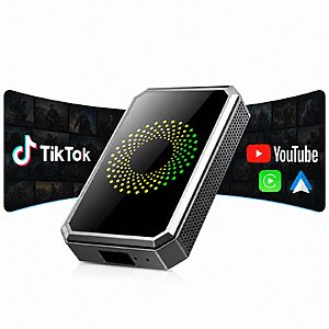 TOGUARDGO Wireless Carplay Adapter 3-1 Magic AI Box with YouTube TikTok $59.99