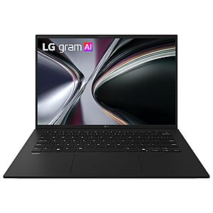 LG gram 14-inch Thin and Lightweight Dual AI Laptop Computer, Win 11 Home, Copilot+ PC, Powered by Intel Ultra 7 355, 32GB RAM, 1TB SSD - Obsidian Black $1649.99