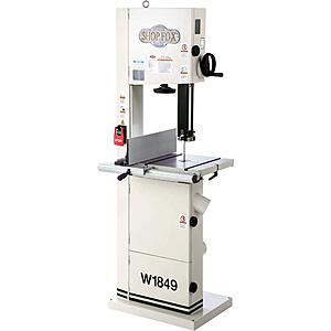 Shop Fox W1849 Resaw Bandsaw, 14", White, Silver $1271.27