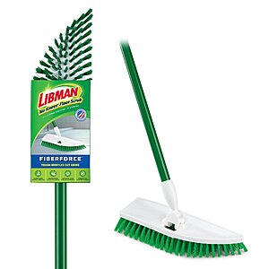 Libman 10.6-in Poly fiber Stiff Deck Brush one_size in Green | 122 $9.98