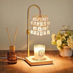 Alpharan Dimmable and Height Adjustable Candle Warmer Lamp w/ Timer $14.49 + Free Shipping w/ Prime or on $35+