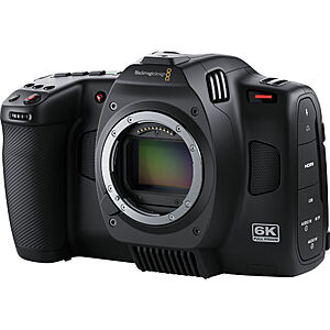 Blackmagic Design Cinema Camera 6K Full-Frame (Leica L) $1755, PYXIS (Canon EF) $2245 + Free Shipping