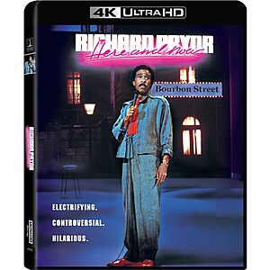 Richard Pryor: Here and Now (4K UHD + Digital) $16.04 + Free Shipping w/ Prime or on $35+