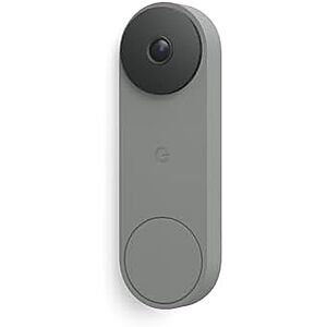 [Resale] $93.96 | Google Nest Doorbell (Wired, 3rd Gen) - 2K Video, Live View - 2025 - Hazel (Used - Like New) at Amazon