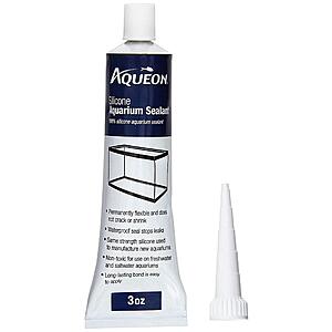Aqueon Aquarium Silicone Sealant Clear, 3 Ounces $8.54 or less