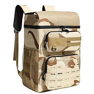 32L AMNOW Water-resistant 36-Cans Soft Cooler Insulated Backpack $11.99 + Free Shipping w/ Prime or on $35+