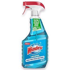 23-Oz Windex Glass & Window Cleaner Spray Bottle $2.37 w/ S&S + Free Shipping w/ Prime or on orders over $35