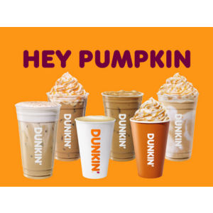 [Rumor] Free Pumpkin Spice Latte (Hot or Cold) from 2pm to 6pm at Dunkin Donuts on 9/8