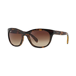 Macy's: Ray-Ban Sunglasses: Women's Sunglasses (Tortoise Light/Brown Gradient, 56mm) $97.99 & More + Free Shipping