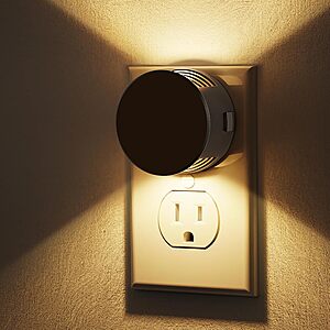 2-Count Briignite Dimmable Plug-In Night Lights w/ Dusk-to-Dawn Sensor (30/60/100 Lumens) $5.99 ($3 each) + Free Shipping w/ Prime or on $35+