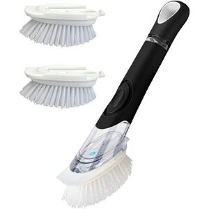 CELOX Dish Brush with Soap Dispenser & 2 Brush Refill (3 colors) $7.81 + Free Shipping w/ Prime or on $35+