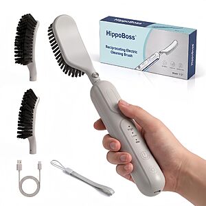 Reciprocating Electric Scrubber for Tile & Grout, Scrub Brush for Cleaning $23.99