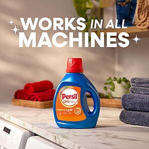 Persil Liquid 34oz (Various) $4.88 get $2 Walmart cash
