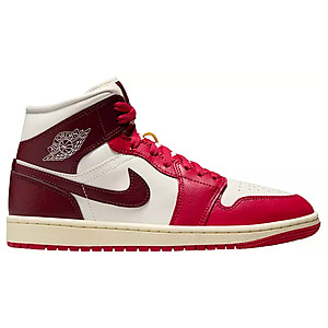 Nike Women's Air Jordan 1 Mid Shoes (Hibiscus/Hibiscus, 6.5-8) $56.98 + Free Shipping