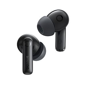 Baseus BP1 Pro ANC Earbuds White/Black + 100W Led 6.6 ft usb-c LED cable $23.99