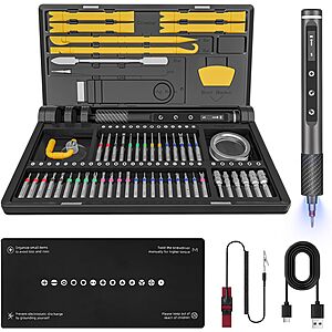 71-in-1 Cordless Electric Precision Screwdriver Set w/ 42 Bits, OLED Display & USB-C Charging $23.74 + Free Shipping w/ Prime or on $35+