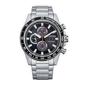 CITIZEN Men's Eco-Drive Brycen 44mm Stainless Steel CA0780-52E $193.48