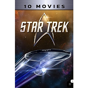 AppleTV - Star Trek 1-10 Film Collection - $19.99