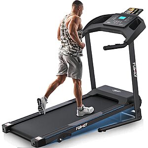 Incline Treadmill Foldable, Smart Portable Treadmills for Home with Body Fat Measurement $298.99