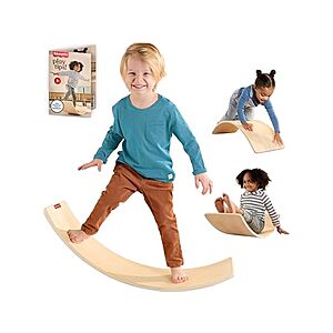 $29.99 | Fisher-Price Wood Montessori Toy Rockin' Board at Woot!