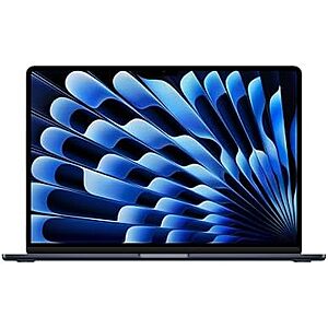 $1349 | 15″ Apple MacBook Air Laptop with M5 chip (16GB RAM, 512GB SSD, Midnight) at Amazon