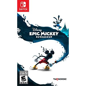 Disney Epic Mickey: Rebrushed (Nintendo Switch) $24.88 + Free Shipping w/ Prime or on orders over $35