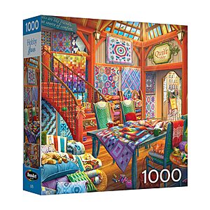 1000-Pc RoseArt Hobby Haven Quilt Shop Jigsaw Puzzle $7.66 + Free Shipping w/ Prime or on orders over $35