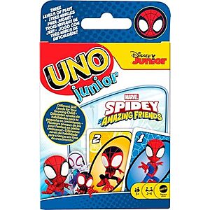 $5.99* | Mattel Games UNO Junior Marvel Spidey & His Amazing Friends Card Game at Amazon