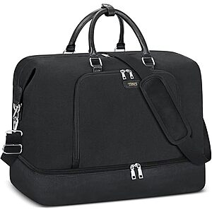Amazon – TIBES Travel Weekender Bag w/ Shoe Compartment - $17.99 w/ Code