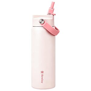 Amazon – KEWIXY 24-Oz Insulated Water Bottle w/ Straw - $10.39–$14.94 w/ Code