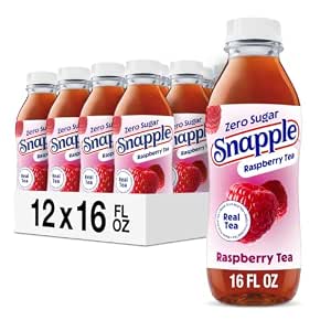 $18.74 for 24 Bottles S&S-MultiBuy 2 x 12 Snapple Zero Sugar Raspberry Tea, 16 fl oz recycled plastic bottle,