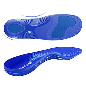 Ucanfeel Men's or Women's Plantar Fasciitis High Arch Support Insoles (3 colors) $8.90 + Free Shipping w/ Prime or on $35+