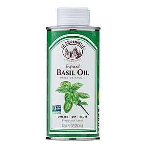 8.45-Oz La Tourangelle Infused High Oleic Sunflower Oil: Basil $5.48, Garlic $5.52 w/ S&S+ Free Shipping w/ Prime or on $35+