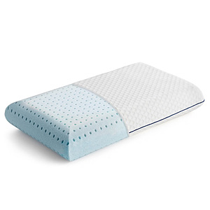 Linenspa Standard Size Ventilated Gel Memory Foam Bed Pillow w/ Washable Cover $8.49 + Free Shipping w/ Walmart+ or on $35+