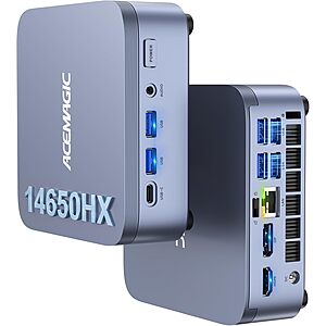 ACEMAGIC M5 Mini PC i7-14650HX up to 5.2GHz 16GB DDR4 1TB NVMe PCIe4.0 SSD $567