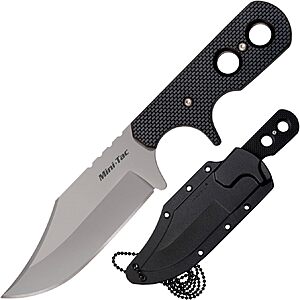 3-5/8" Cold Steel Mini Tac Bowie Fixed Blade Knife w/ Griv-Ex Handle & Secure-Ex Sheath  $13.14 + Free Shipping w/ Prime or on $35+