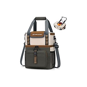 20L Maelstrom Insulated Lunch Bag w/ Quick Access Lid & Leakproof Lining (Grey/Beige) $11.99 + Free Shipping w/ Prime or $6 Fee per Order
